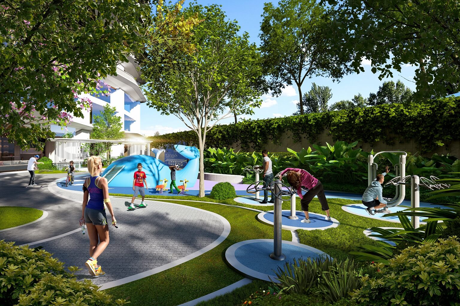 tiện ích dự án ruby park phúc lợi