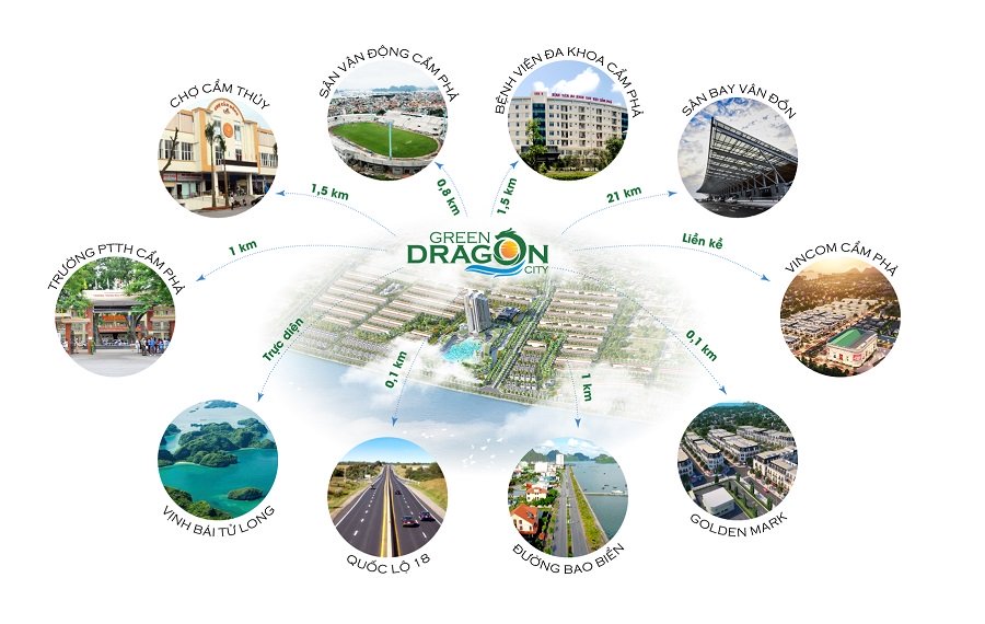 liên kết vùng dự án green dragon city