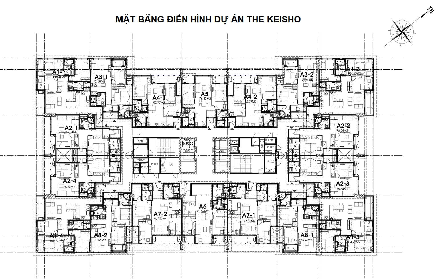 mặt bằng dự án the keisho cổ linh long biên