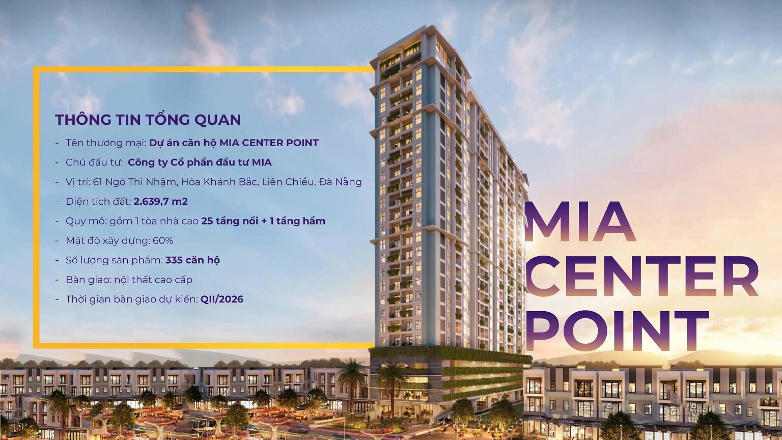 dự án mia center point đà nẵng