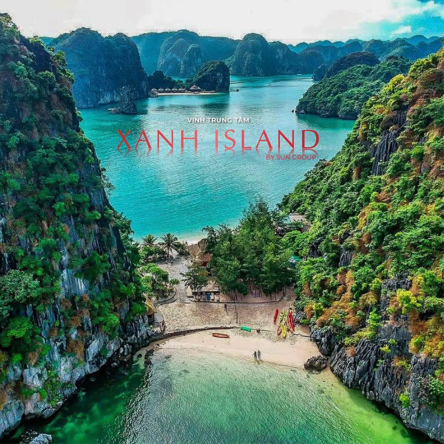 vị trí dự án xanh island cát bà